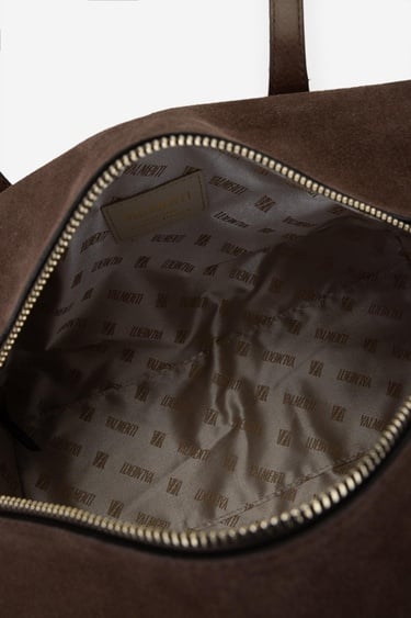  Valmenti Kadın Hakiki Deri Kahverengi Süet Omuz Çanta