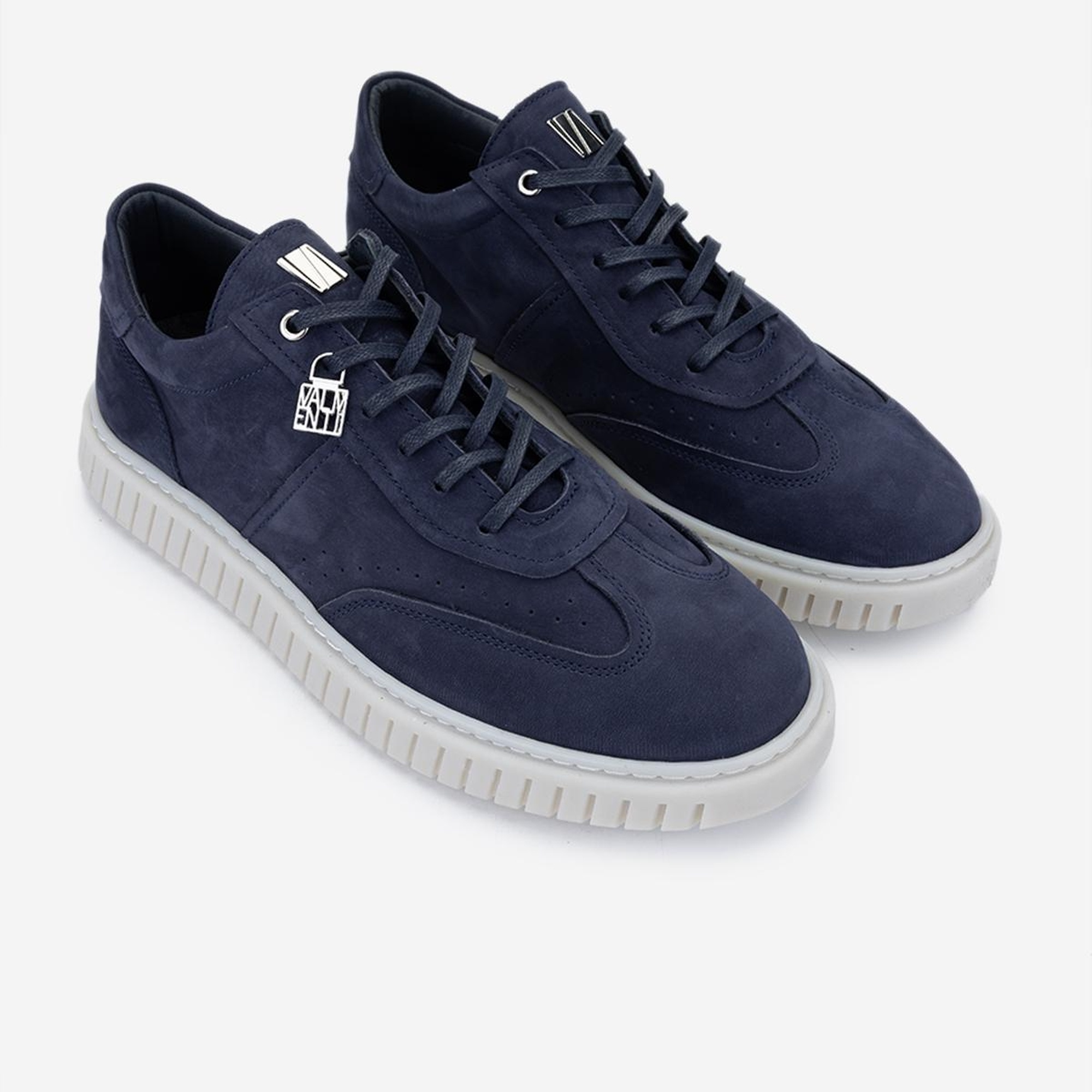 Valmenti Erkek Hakiki Deri Lacivert Nubuk Sneakers & Spor Ayakkabı