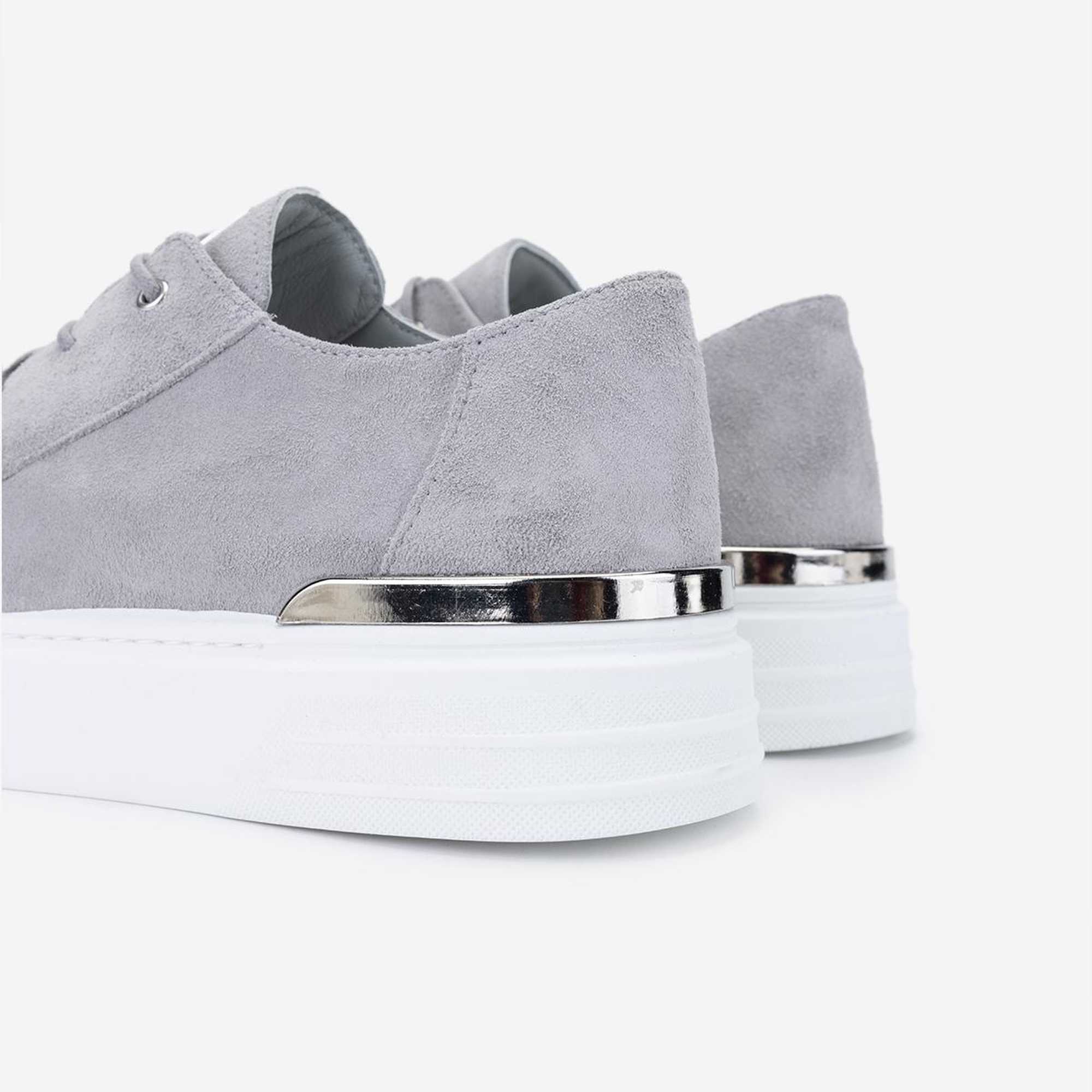 Valmenti Erkek Hakiki Deri Gri Sneakers & Spor Ayakkabı