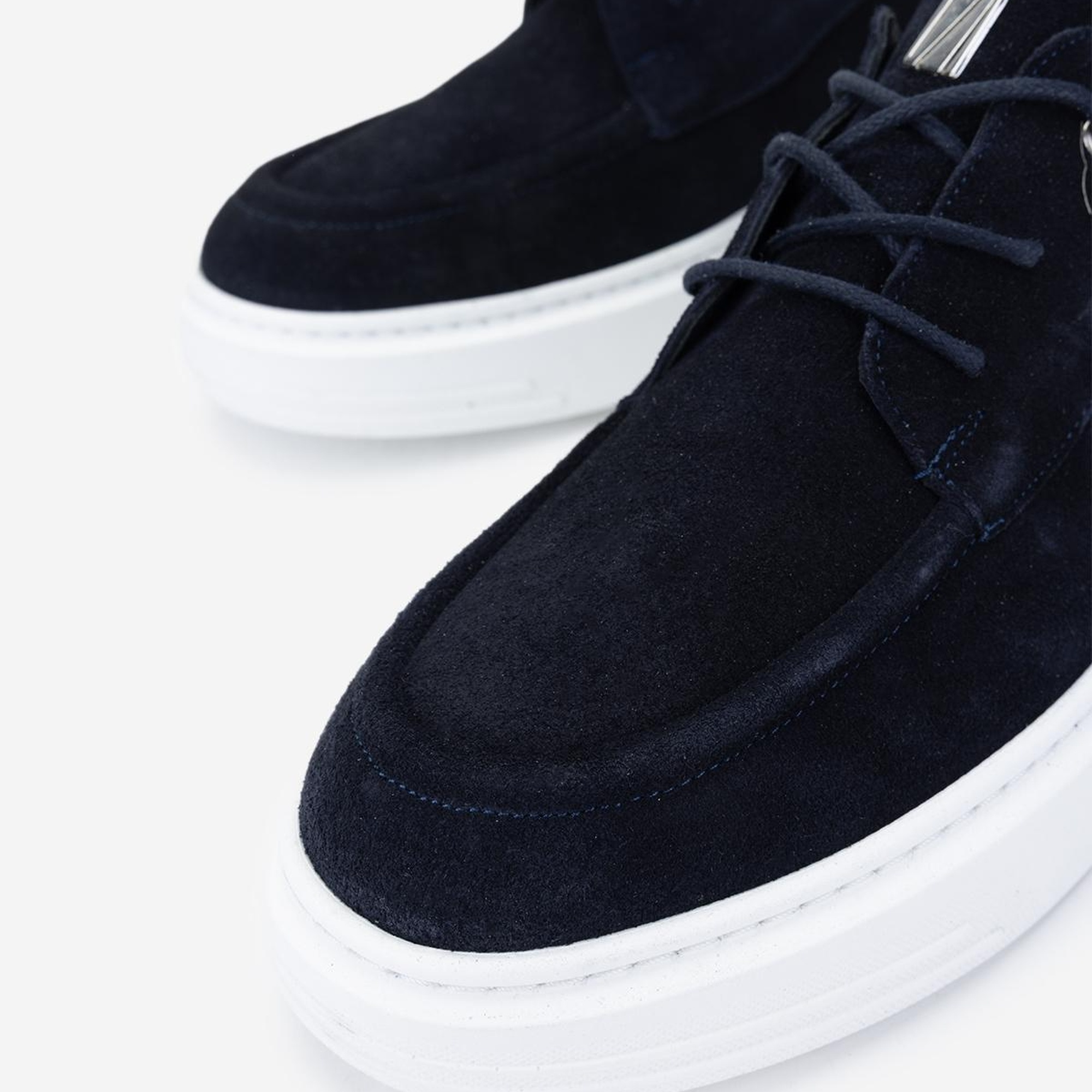 Valmenti Erkek Hakiki Deri Lacivert Süet Sneakers & Spor Ayakkabı