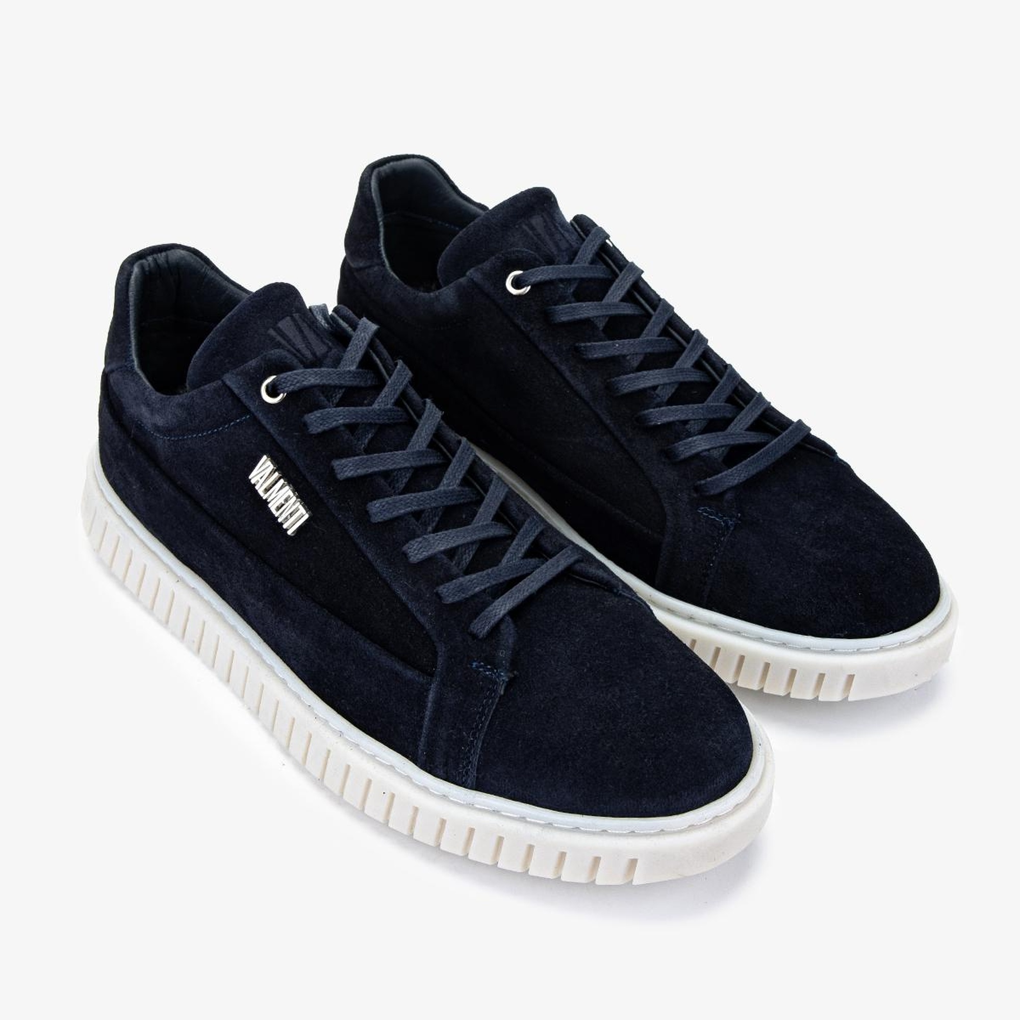 Valmenti Erkek Hakiki Deri Lacivert Süet Sneakers & Spor Ayakkabı