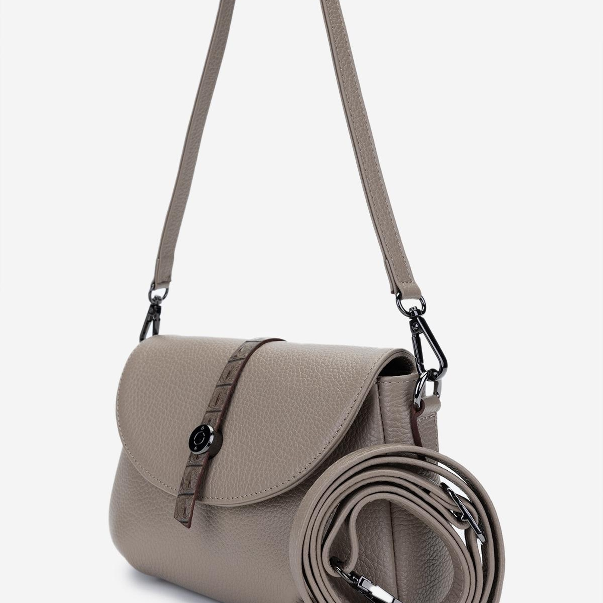 Valmenti Kadın Hakiki Deri Vizon Floter Kol Çantası