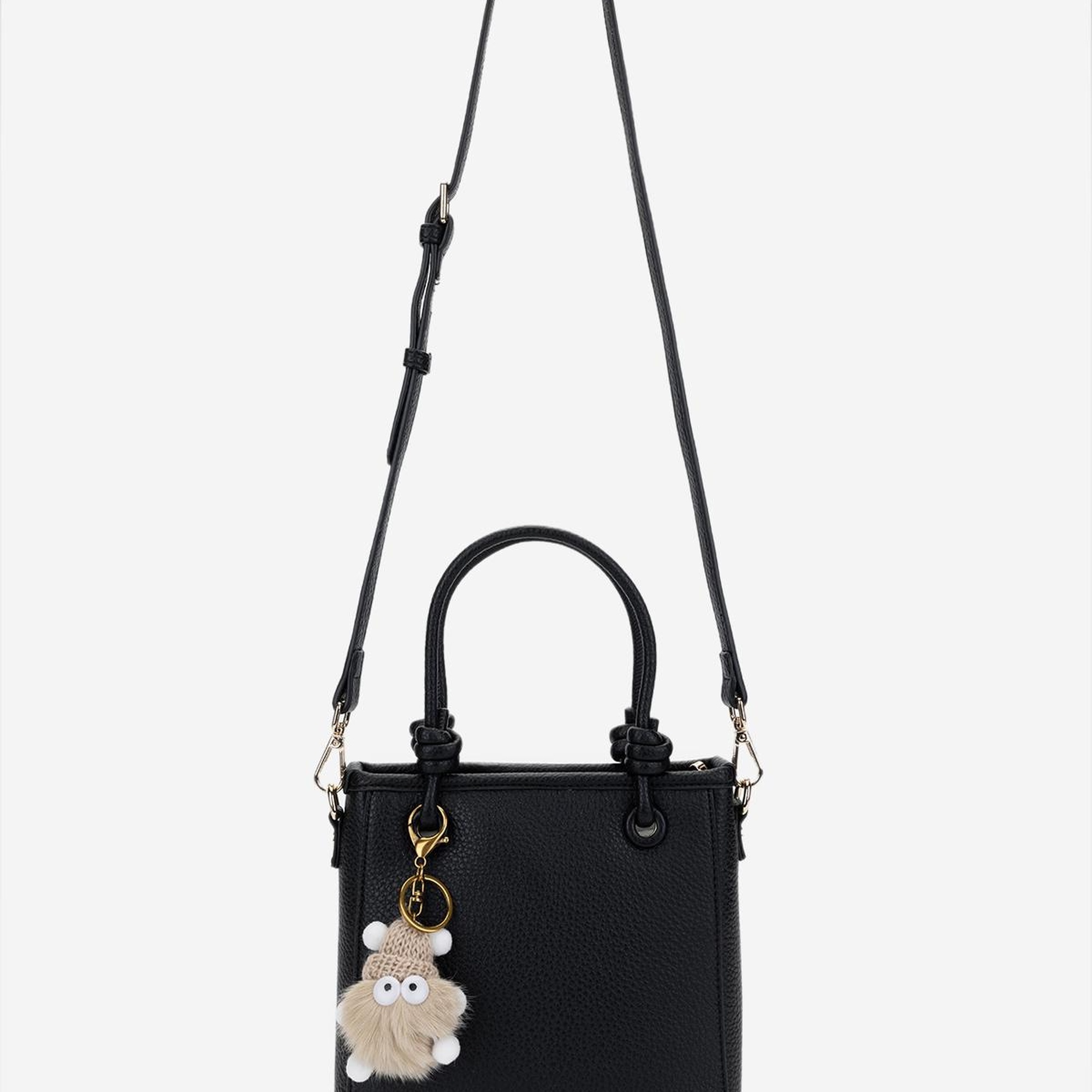 Valmenti Kadın Vegan Siyah Omuz Çanta