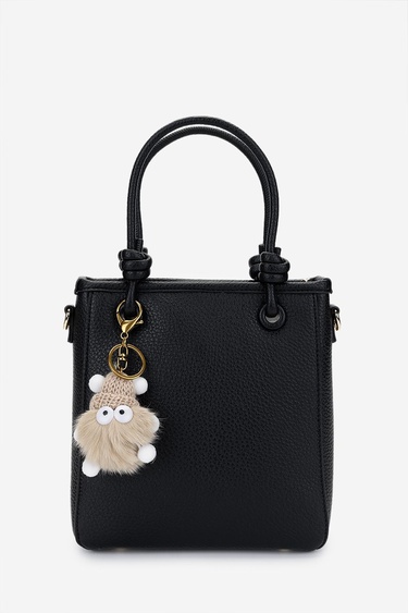  Valmenti Kadın Vegan Siyah Omuz Çanta