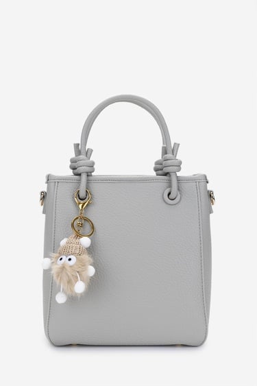  Valmenti Kadın Vegan Gri Omuz Çanta