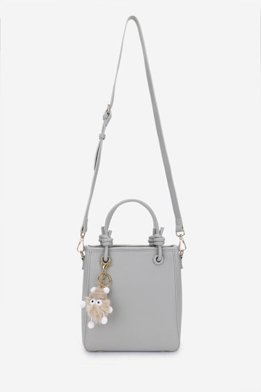  Valmenti Kadın Vegan Gri Omuz Çanta