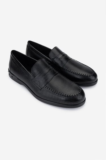  Valmenti Erkek Hakiki Deri Loafer Ayakkabı