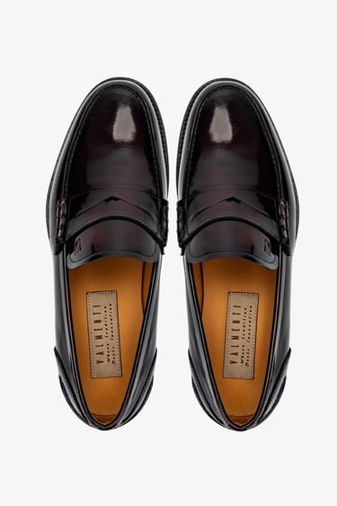  Valmenti Erkek Hakiki Deri Bordo Klasik Ayakkabı