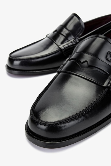  Valmenti Erkek Hakiki Deri Siyah Açma Klasik Ayakkabı