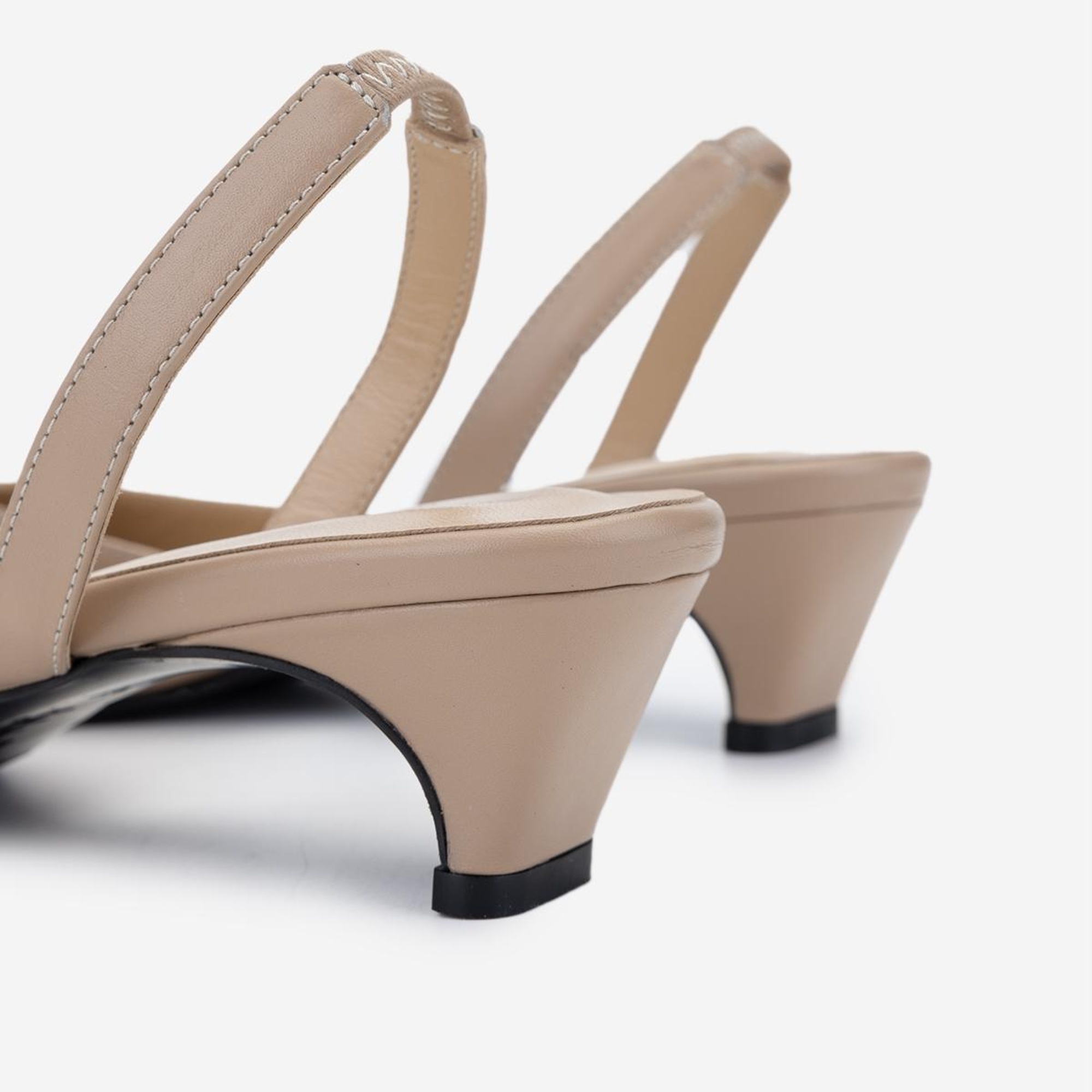 Valmenti Kadın Bej Topuklu Ayakkabı