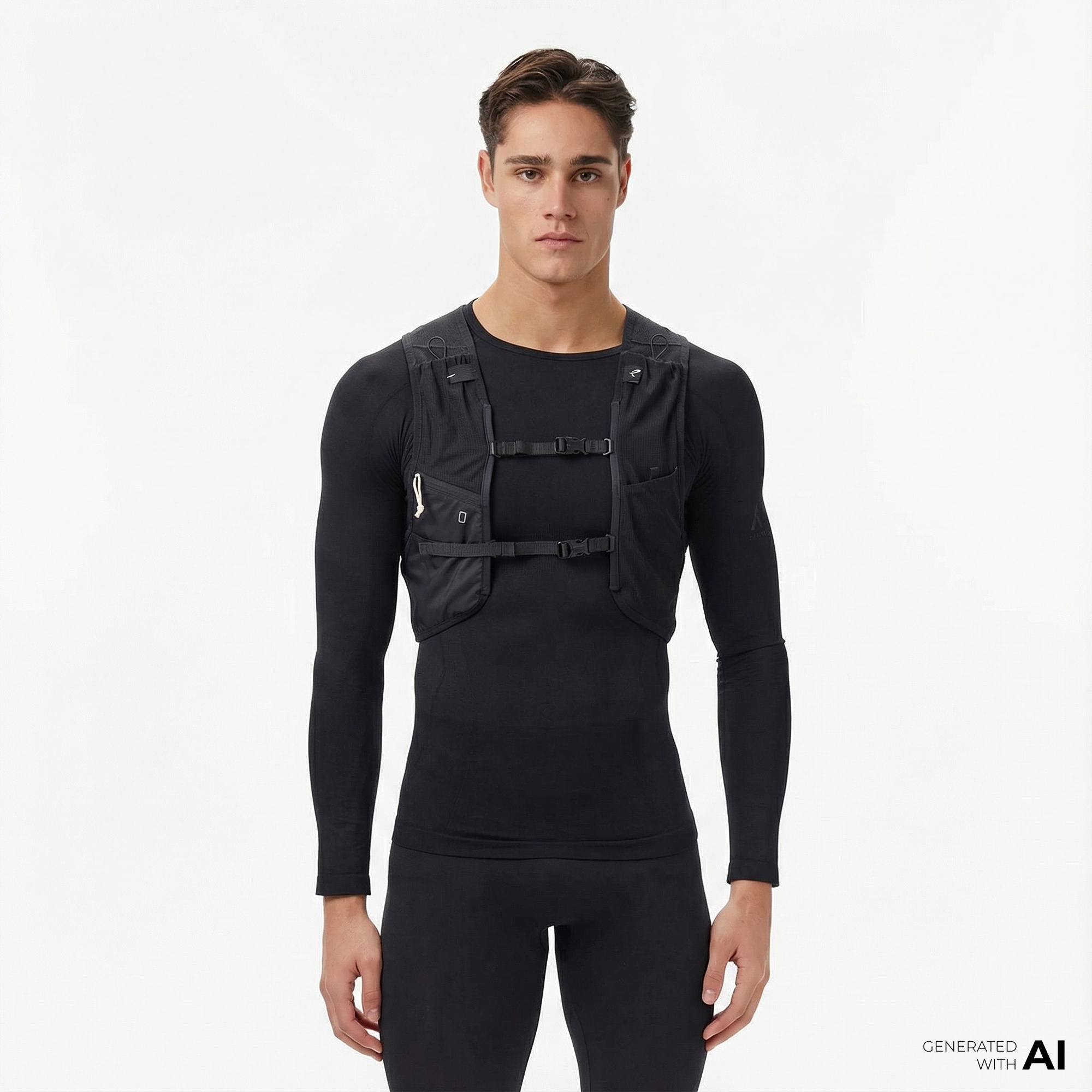 Energetics Zyrox Vest II Erkek Siyah Koşu Yeleği