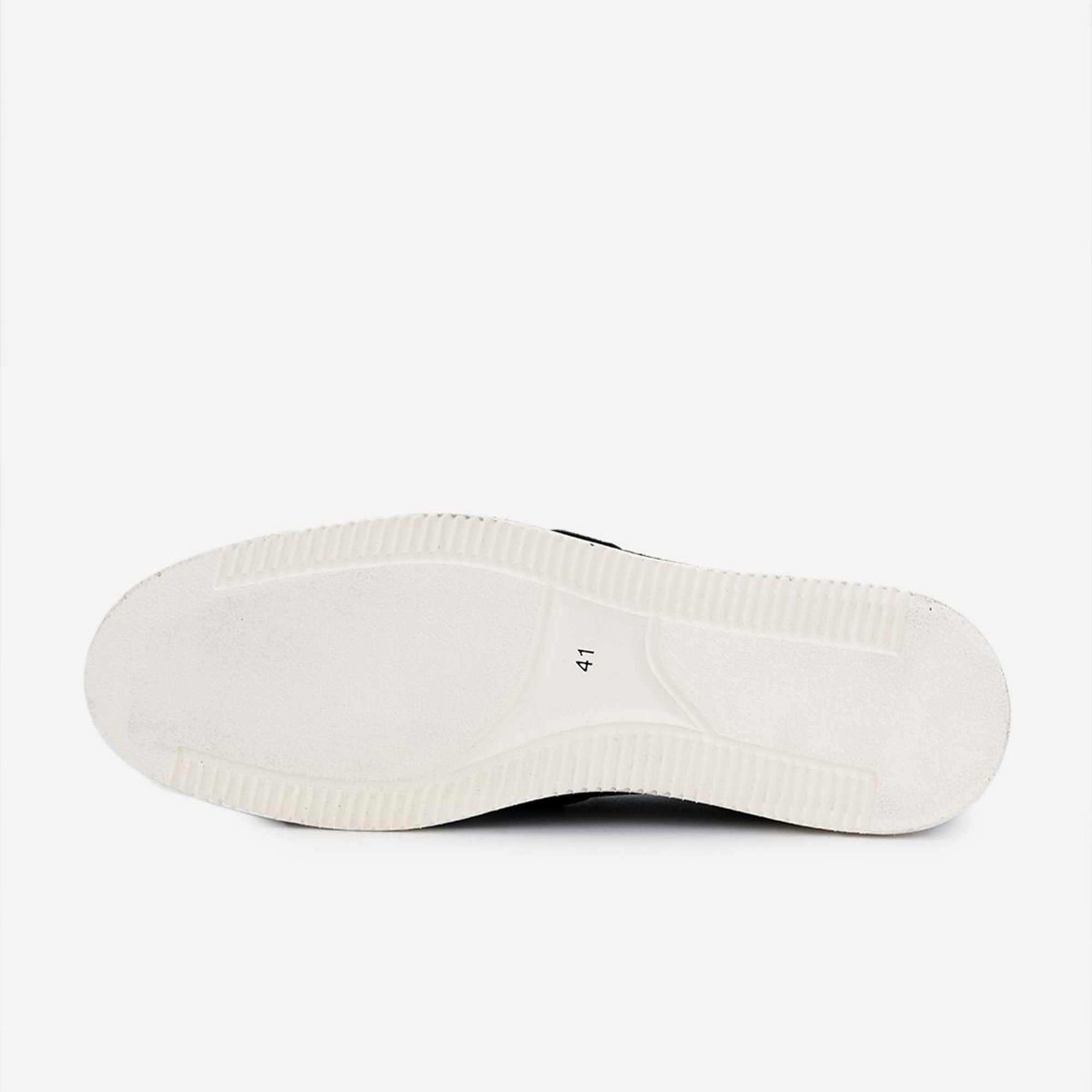 Valmenti Erkek Hakiki Deri Siyah Süet Loafer Ayakkabı