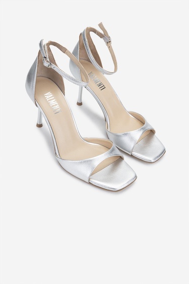  Valmenti Kadın Lame Topuklu Ayakkabı