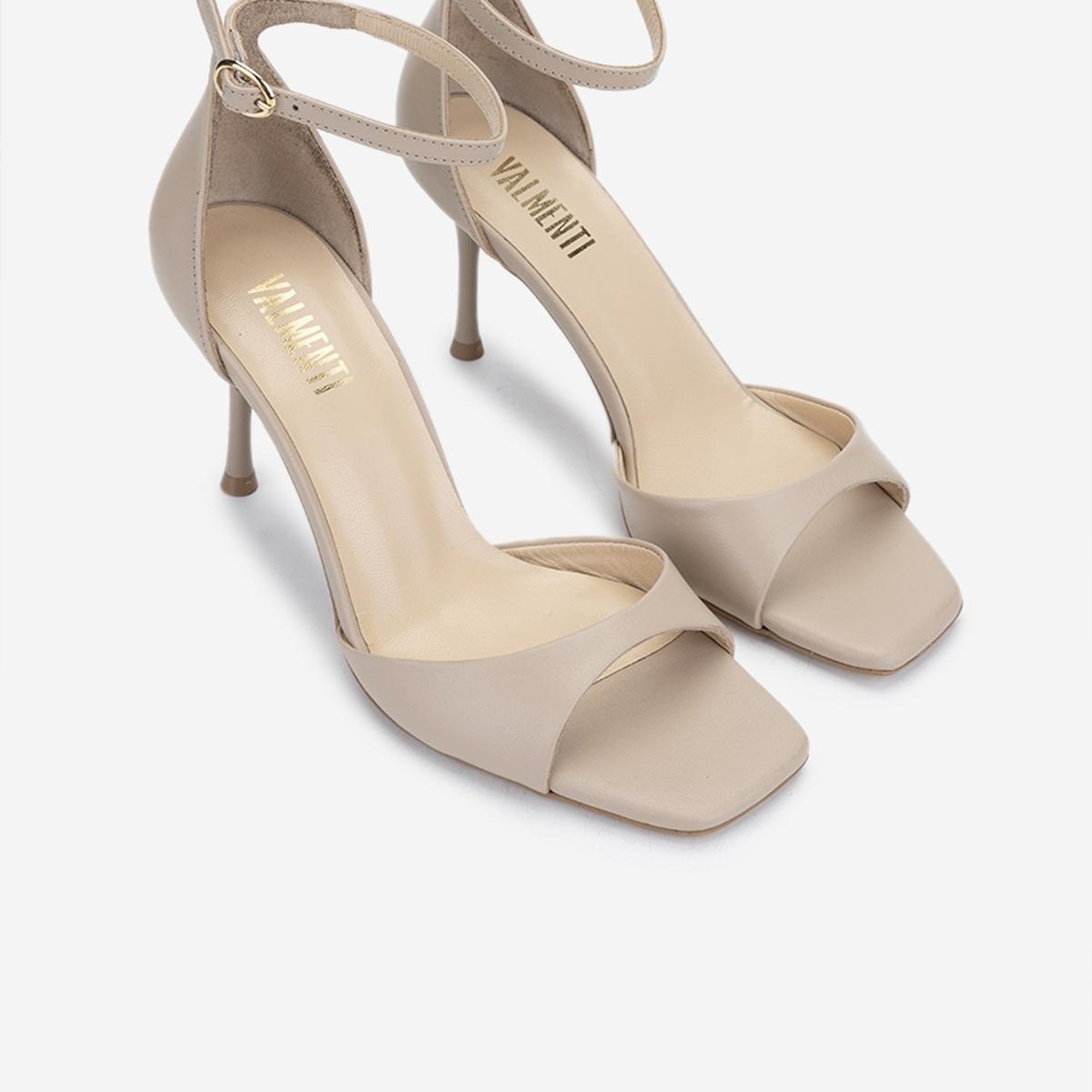 Valmenti Kadın Bej Topuklu Ayakkabı