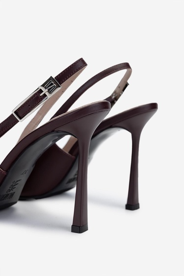  Valmenti Kadın Bordo Topuklu Ayakkabı