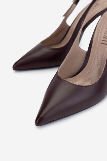  Valmenti Kadın Bordo Topuklu Ayakkabı