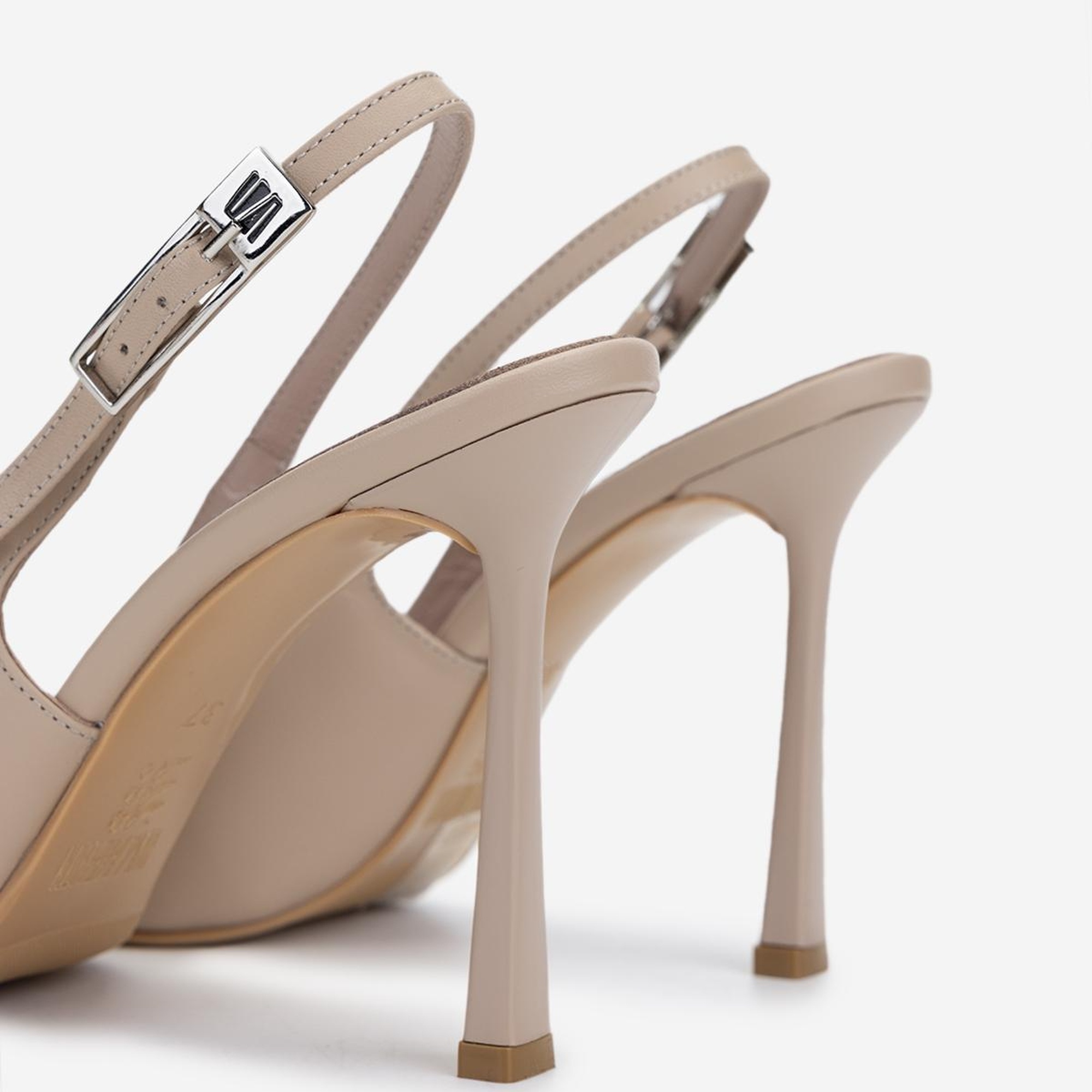 Valmenti Kadın Bej Topuklu Ayakkabı