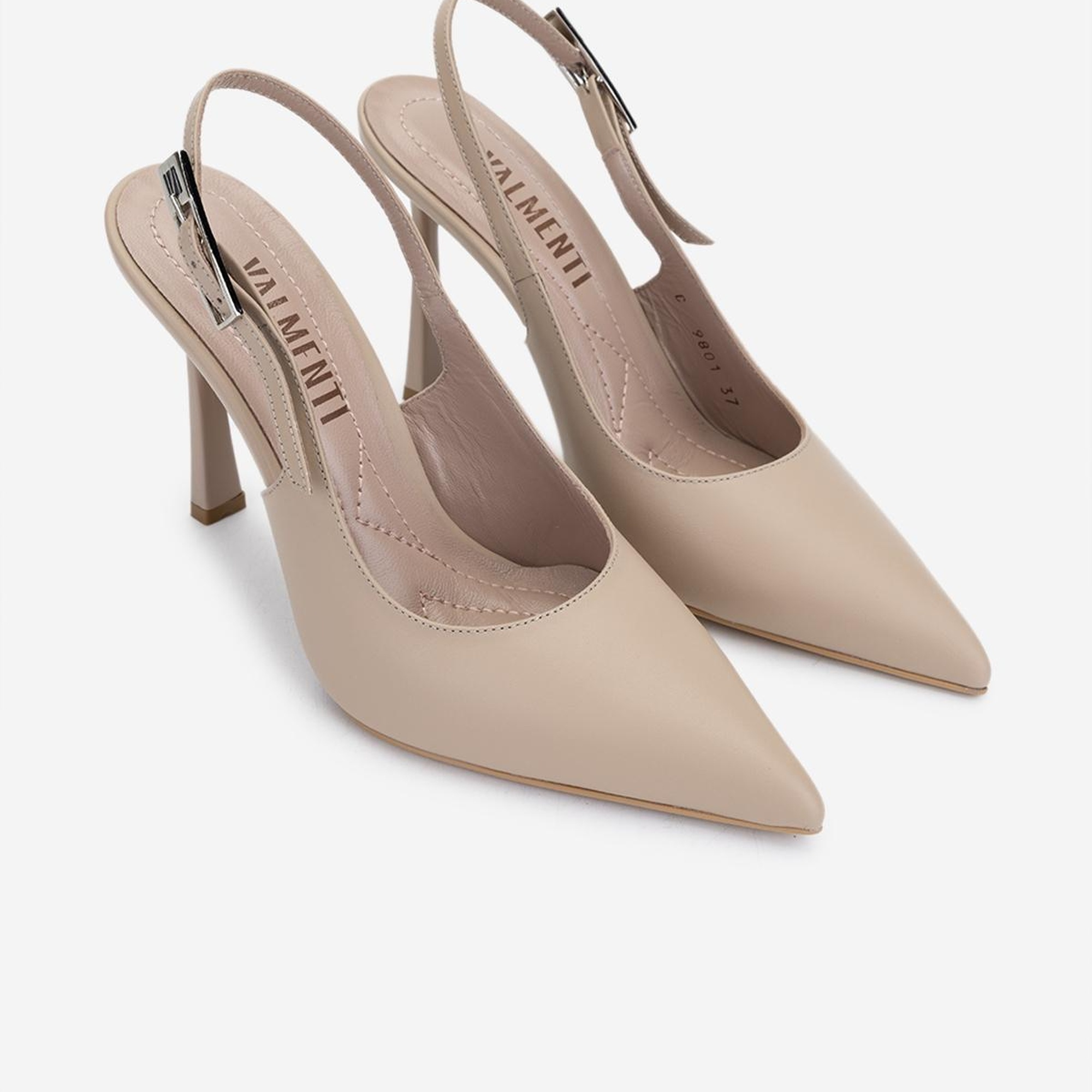 Valmenti Kadın Bej Topuklu Ayakkabı