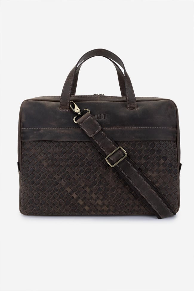  Valmenti Erkek Hakiki Deri Evrak Çantası