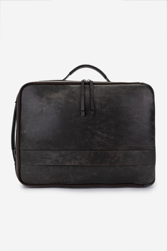  Valmenti Erkek Hakiki Deri Viski Eskitme Sırt & Evrak Çantası