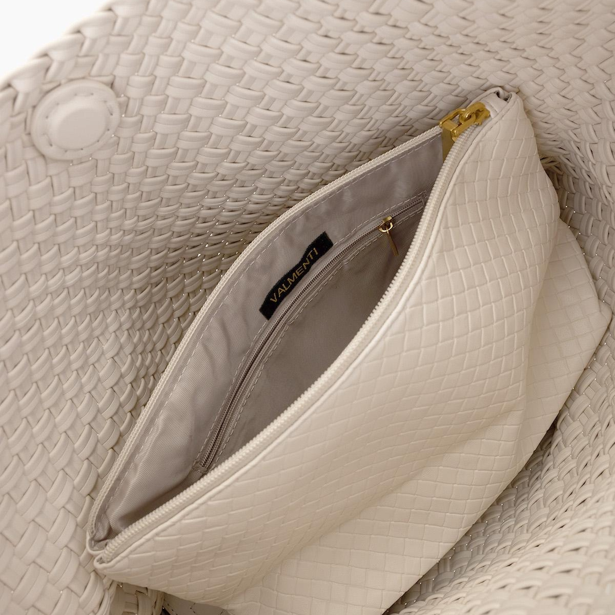 Valmenti Kadın Vegan Bej Omuz Çanta