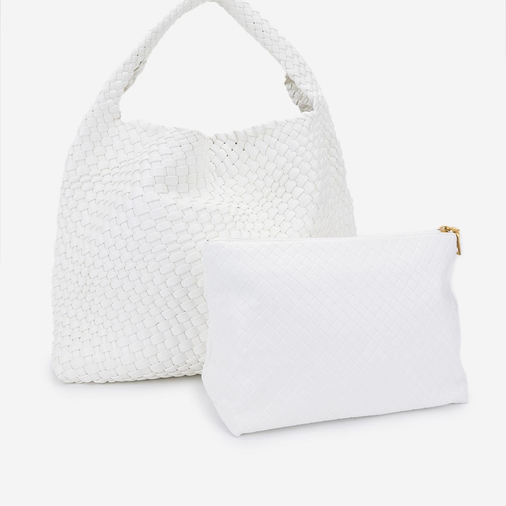 Valmenti Kadın Vegan Beyaz Omuz Çanta