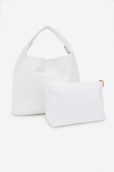  Valmenti Kadın Vegan Beyaz Omuz Çanta