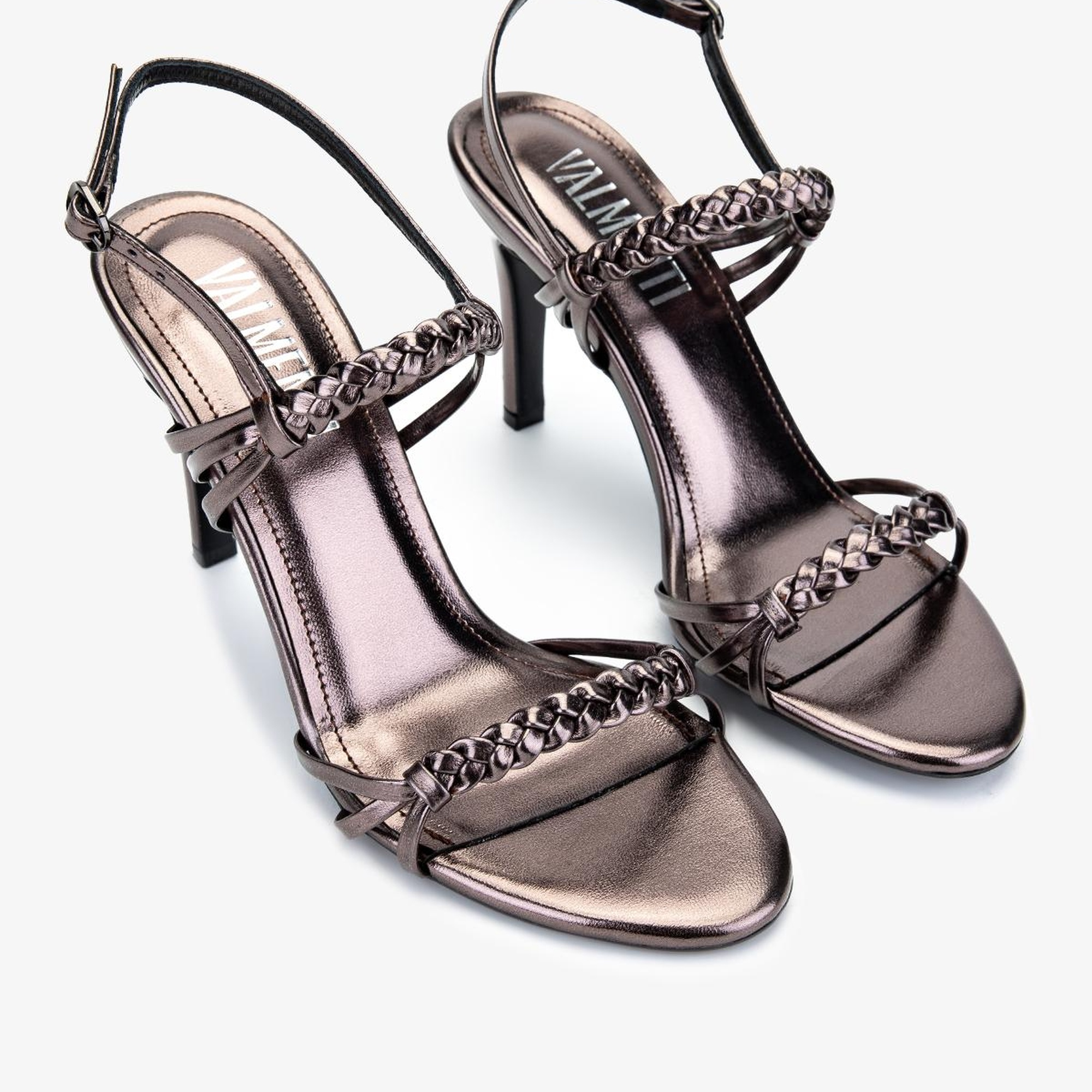 Valmenti Kadın Vegan Gri Abiye Ayakkabı