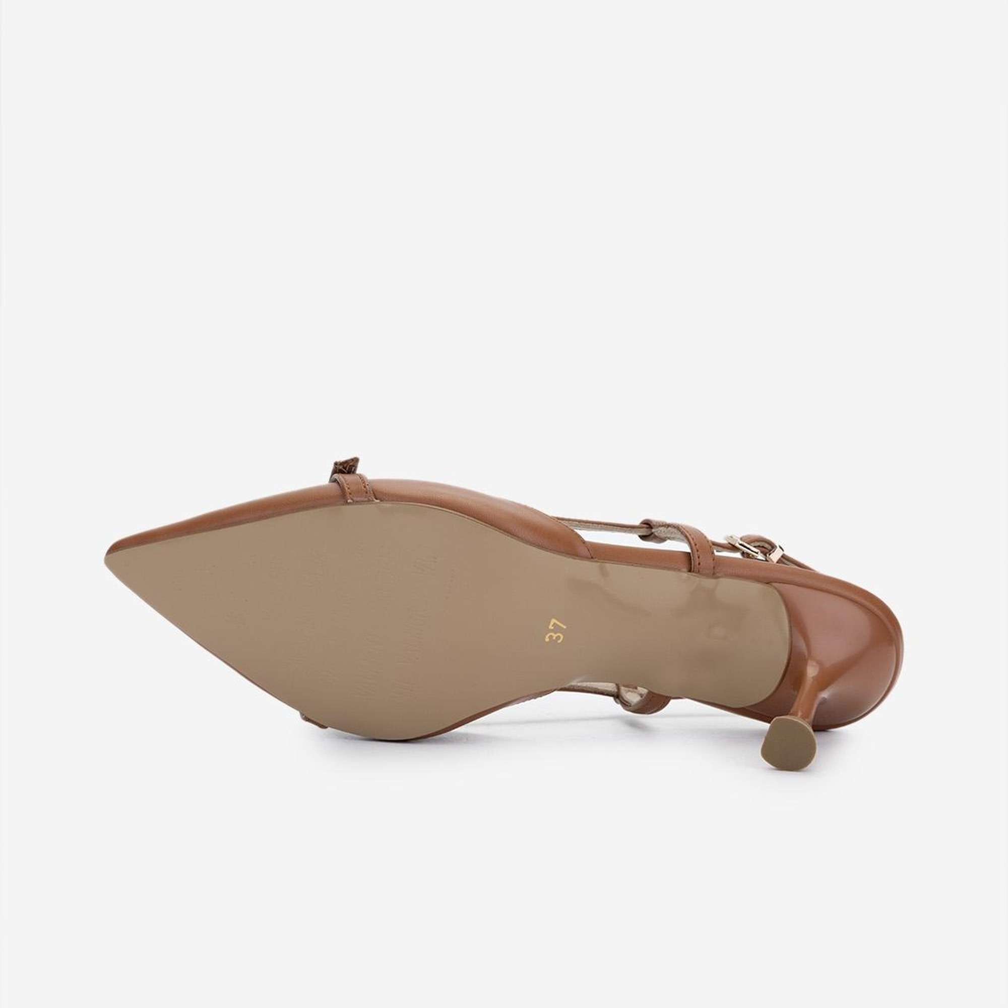 Valmenti Kadın Vegan Taba Topuklu Ayakkabı