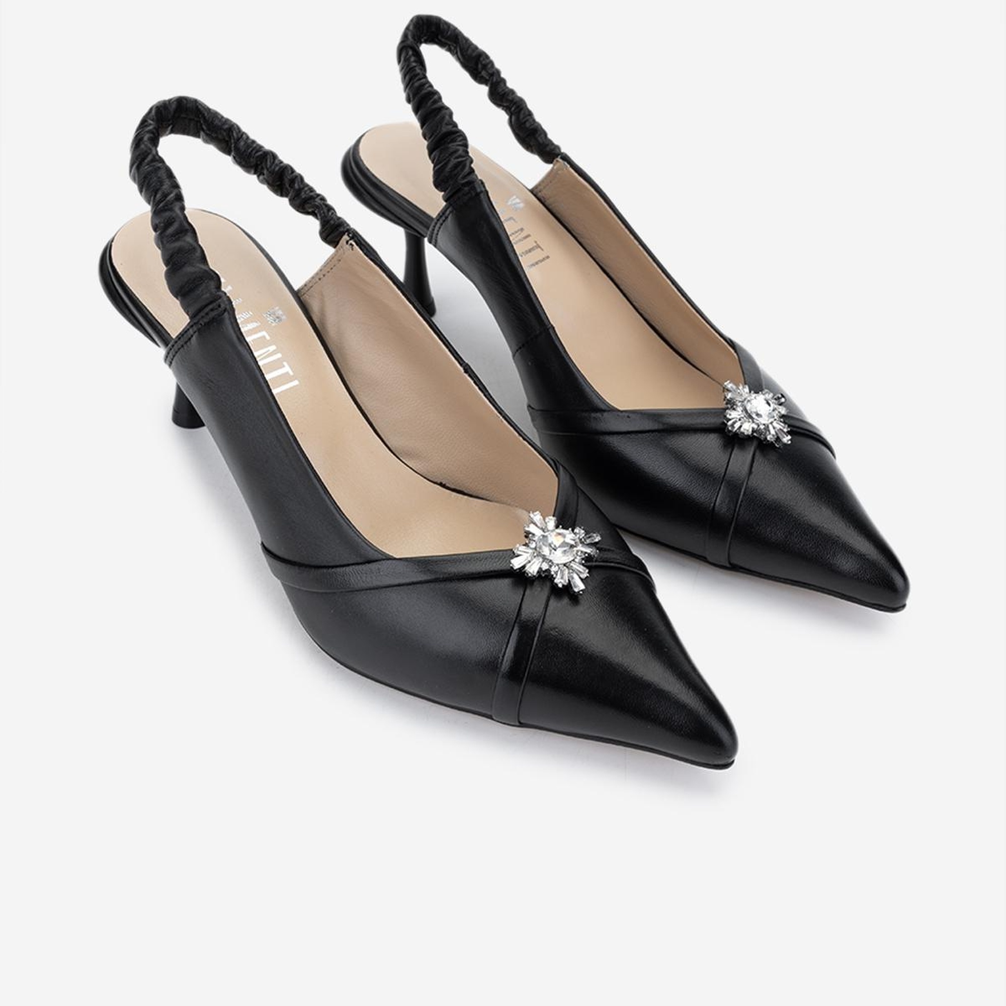 Valmenti Kadın Siyah Topuklu Ayakkabı