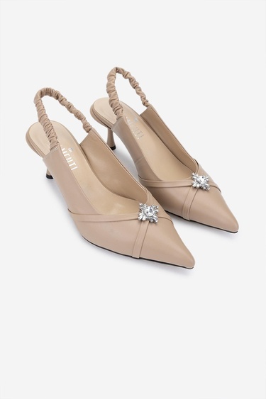  Valmenti Kadın Vizon Topuklu Ayakkabı