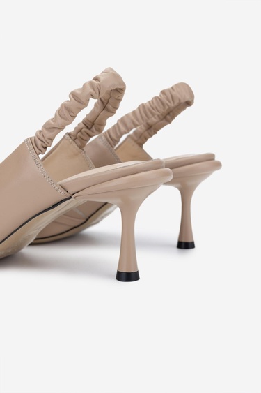  Valmenti Kadın Vizon Topuklu Ayakkabı