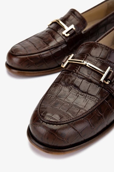  Valmenti Kadın Hakiki Deri Taba Loafer Ayakkabı