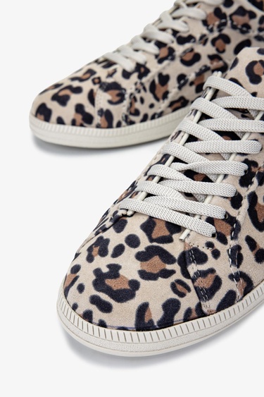  Valmenti Kadın Hakiki Deri Leopar Sneakers & Spor Ayakkabı