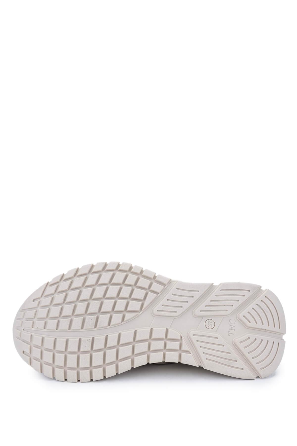 Tamer Tanca Tamer Tanca Kadın Tekstil Bej Sneakers &amp; Spor Ayakkabı FashFed'de! Bej - 5. görsel