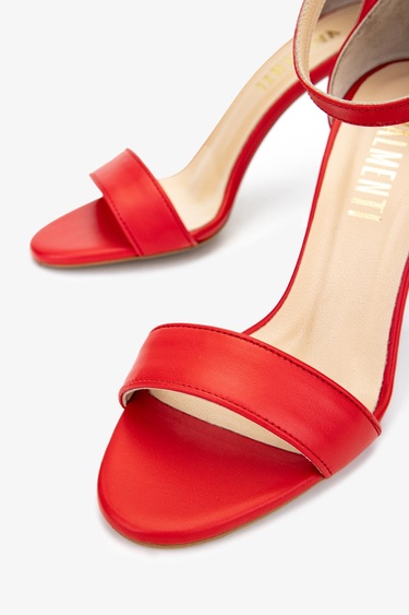  Valmenti Kadın Kırmızı Topuklu Ayakkabı
