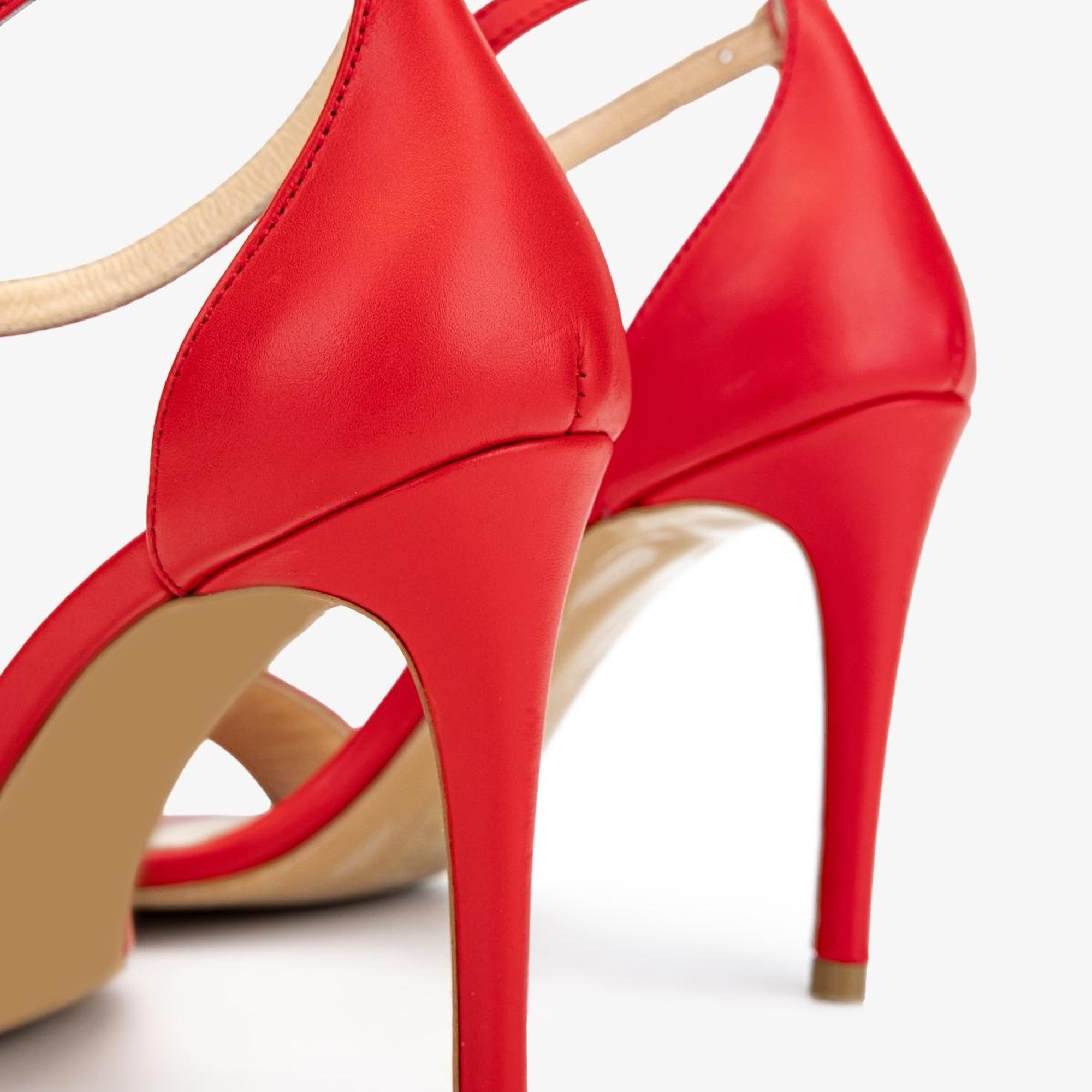 Valmenti Kadın Kırmızı Topuklu Ayakkabı