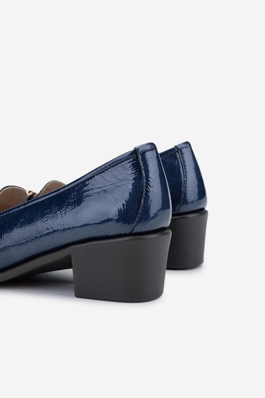  Valmenti Kadın Hakiki Deri Mavi Comfort Ayakkabı