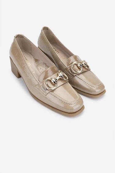  Valmenti Kadın Vizon Hakiki Deri Comfort Ayakkabı