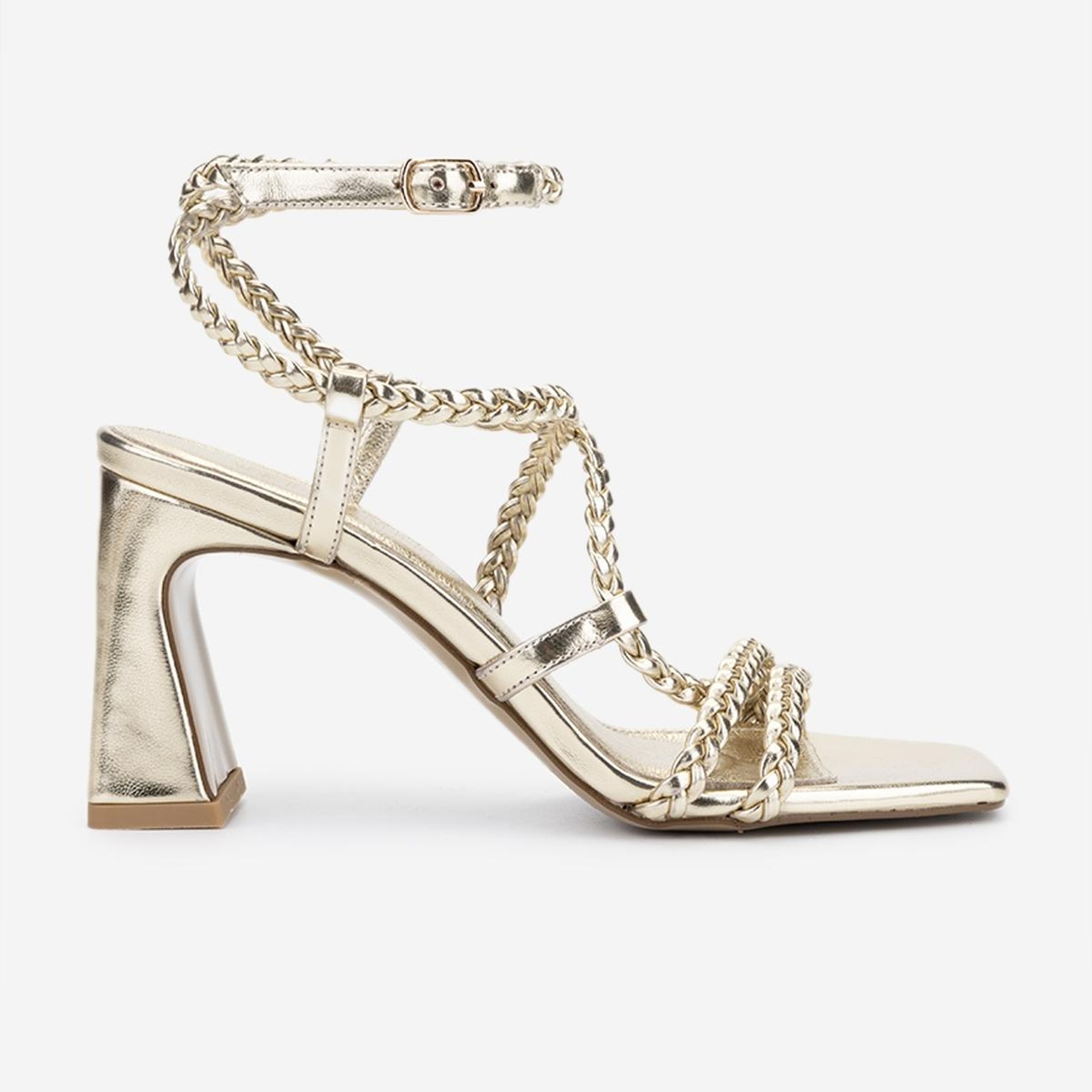 Valmenti Kadın Vegan Bej Topuklu Ayakkabı