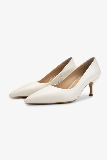  Valmenti Kadın Bej Topuklu Ayakkabı