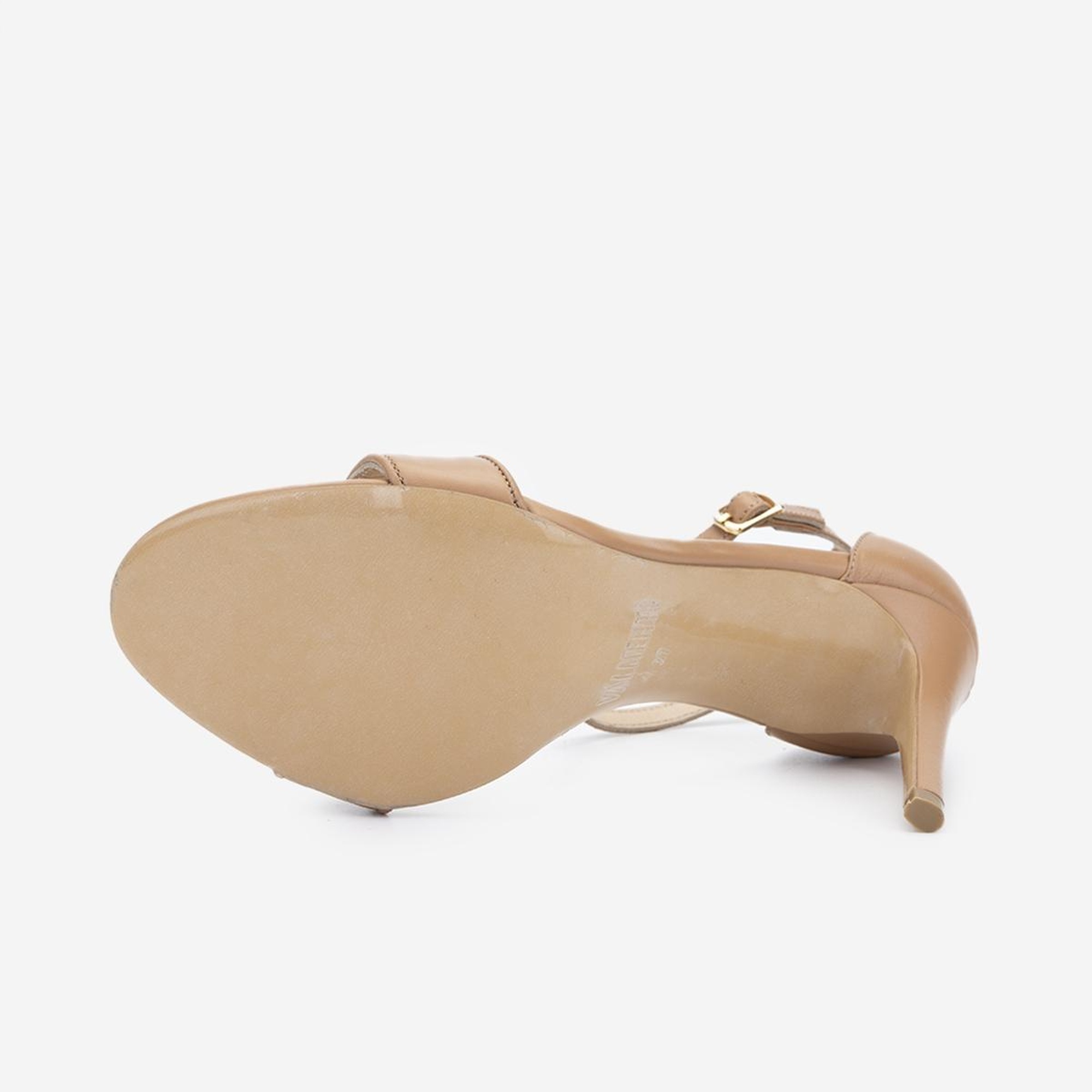 Valmenti Kadın Taba Deri Topuklu Ayakkabı