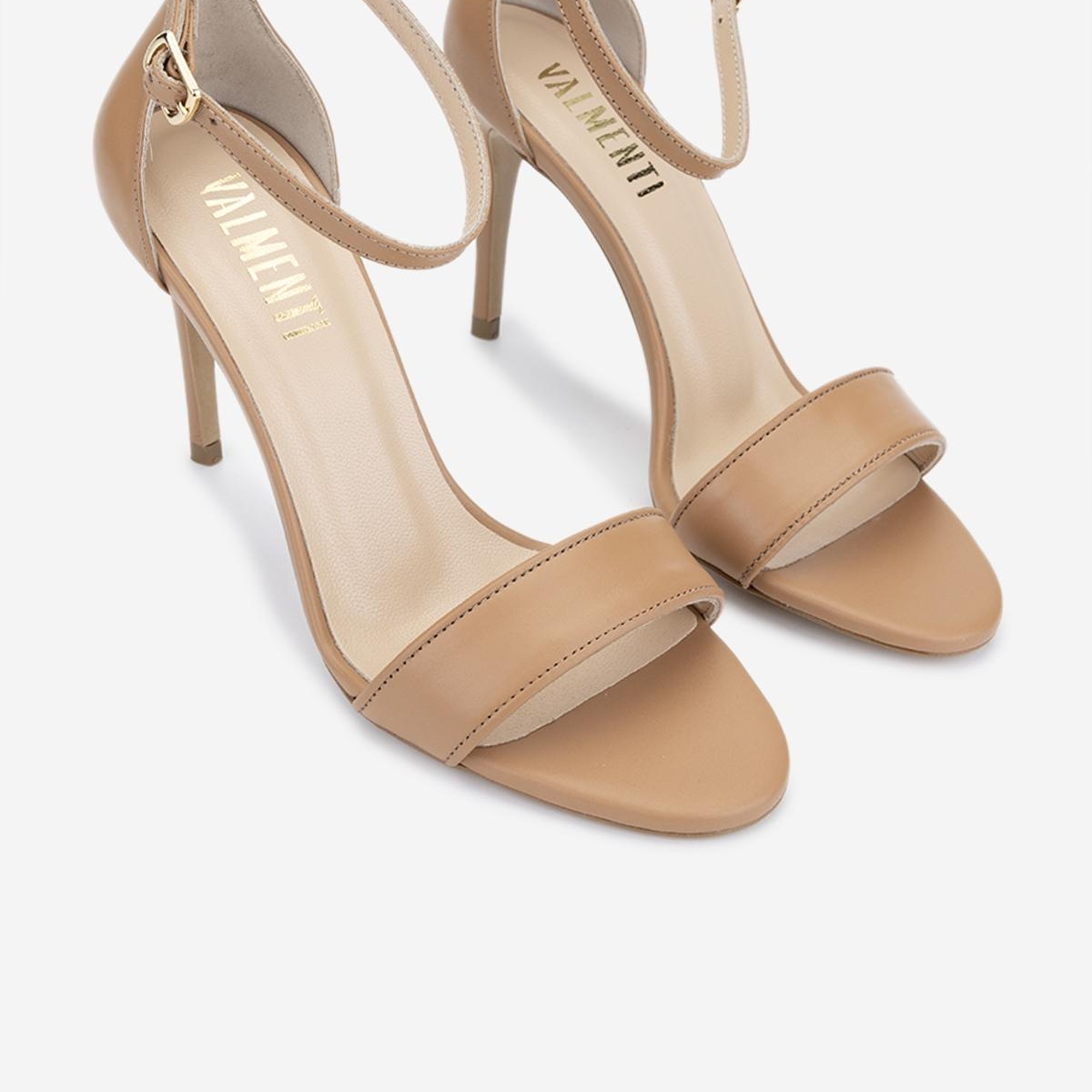 Valmenti Kadın Taba Deri Topuklu Ayakkabı