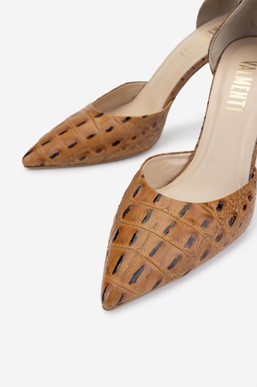  Valmenti Kadın Taba Topuklu Ayakkabı