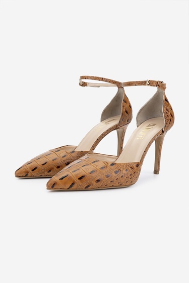  Valmenti Kadın Taba Topuklu Ayakkabı