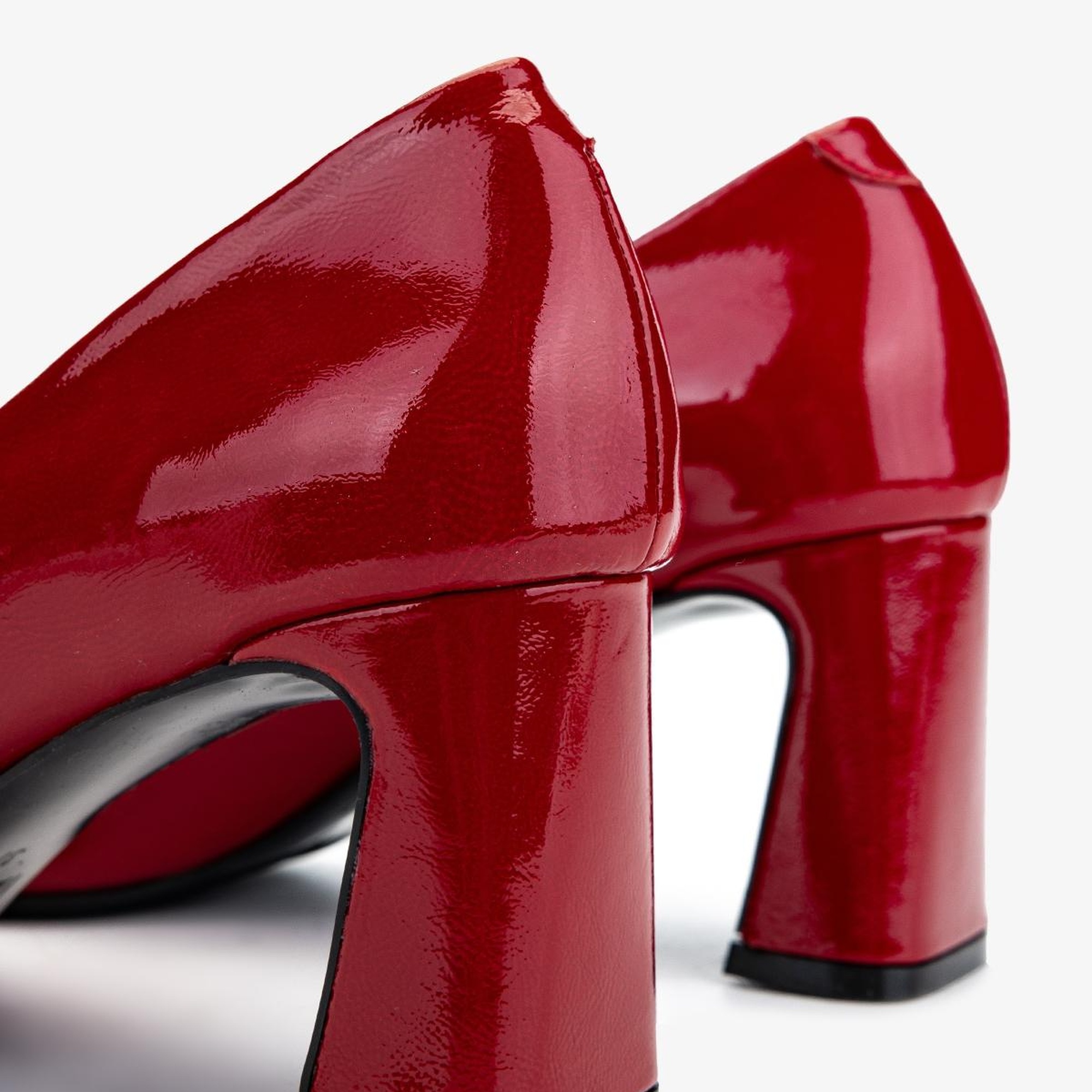 Valmenti Kadın Hakiki Deri Kırmızı Topuklu Ayakkabı