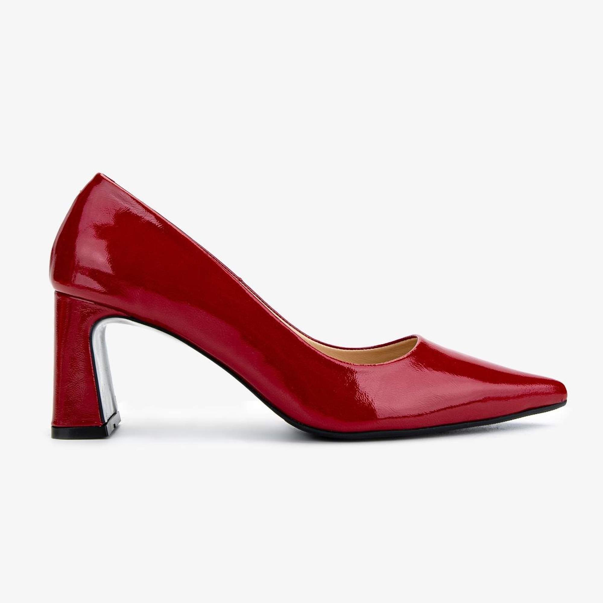 Valmenti Kadın Hakiki Deri Kırmızı Topuklu Ayakkabı