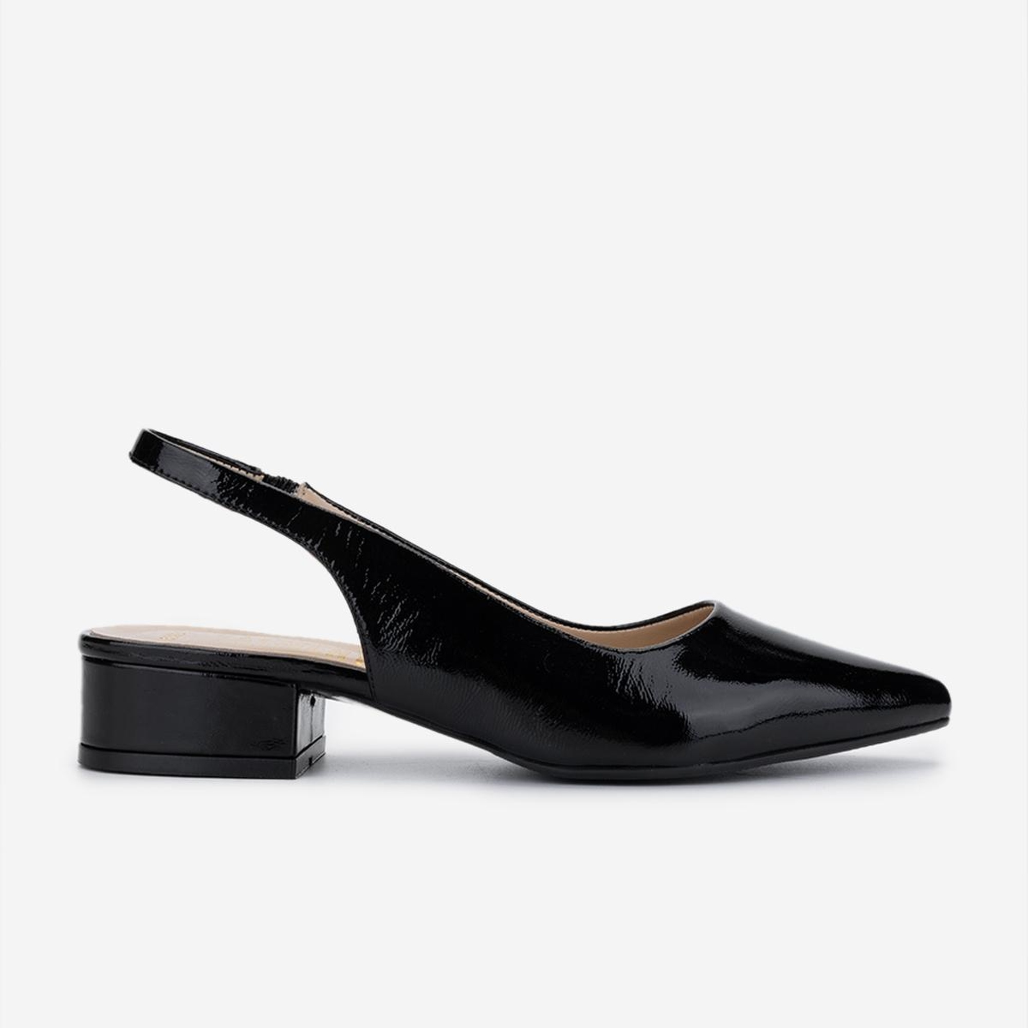 Valmenti Kadın Hakiki Deri Siyah Topuklu Ayakkabı