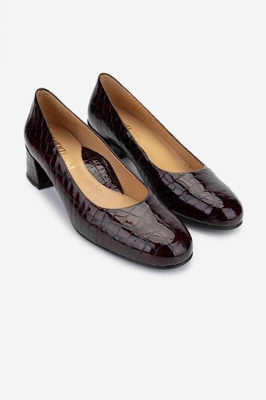  Valmenti Kadın Hakiki Deri Bordo Comfort Ayakkabı