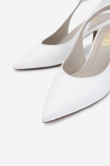  Valmenti Kadın Vegan Beyaz Topuklu Ayakkabı